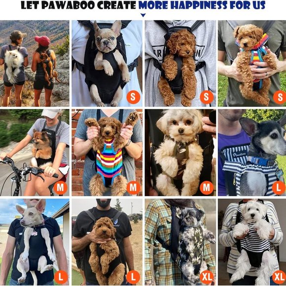NWOT Pawaboo Pet Carrier Backpack, Adjustable Pet Front Cat Dog Carrier Small - Picture 1 of 14